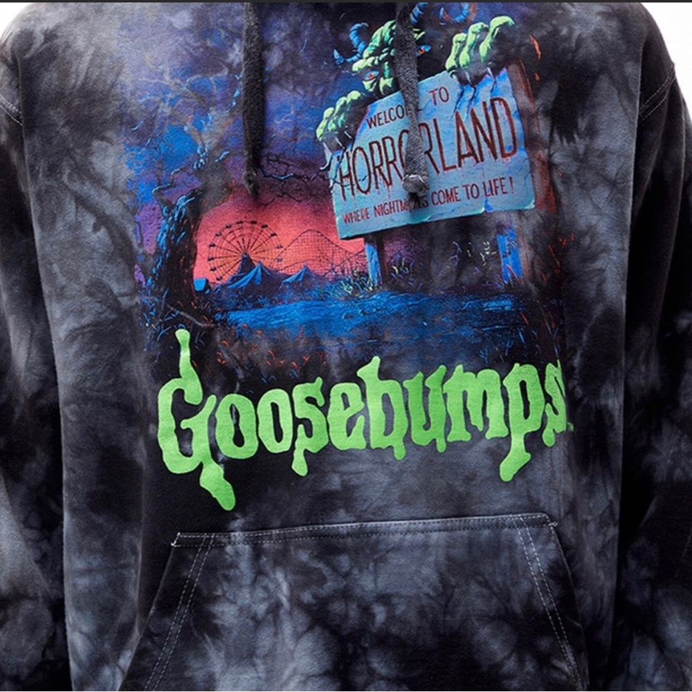 Goosebumps Hoodie Sweatshirt and Sweatpants Men Tie Dye Horrorland